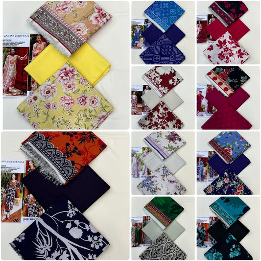 Zainab Chottani Bana Dora linen 3 Pc 0 Reviews