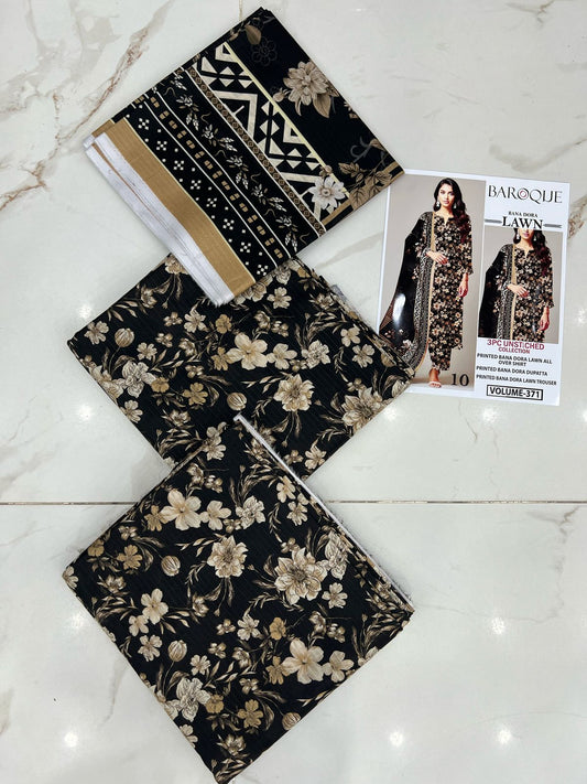 Black Series Lawn 3Pc