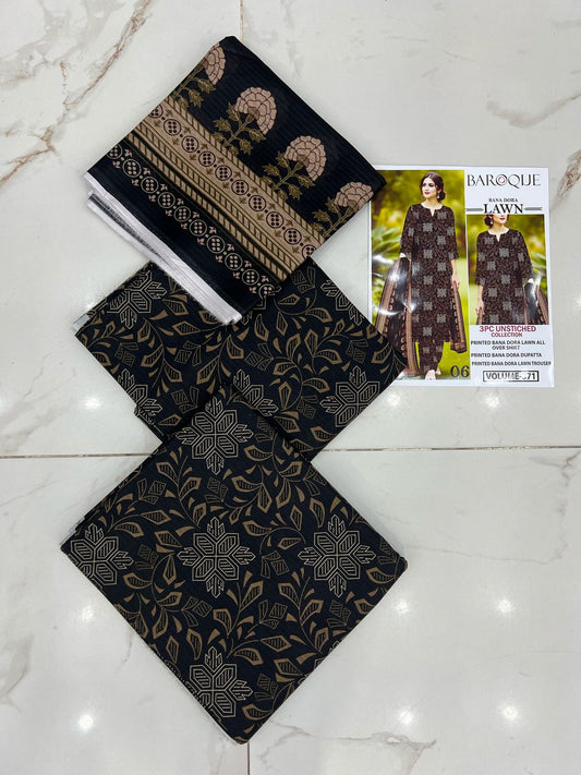 Black Series Lawn 3Pc
