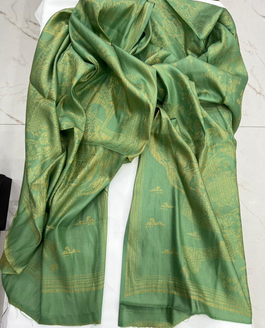 Winter Shawls Jacquard Banarasi