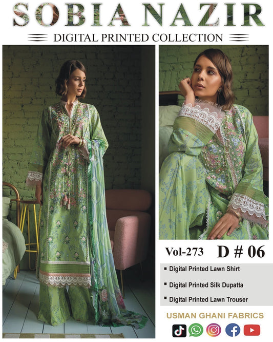 Sobia Nazir LAWN 3Pc Suit