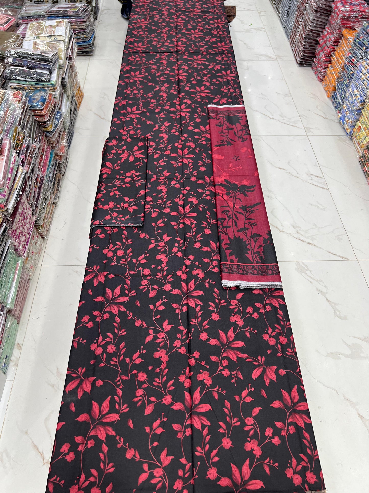 Printed Dhanak 3PC