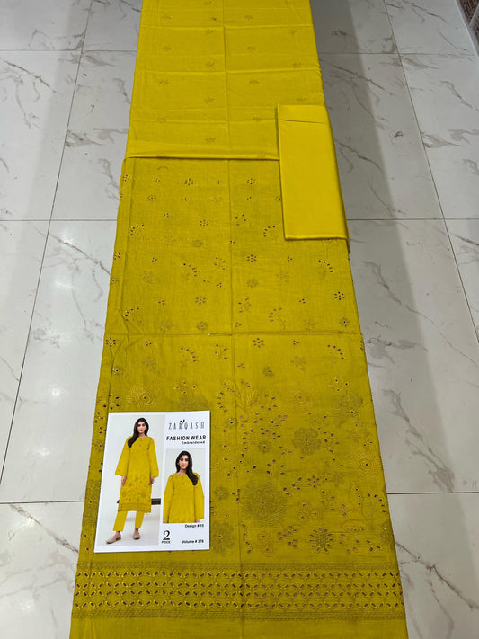 ZARQASH FASHION WEAR EMB 2PC