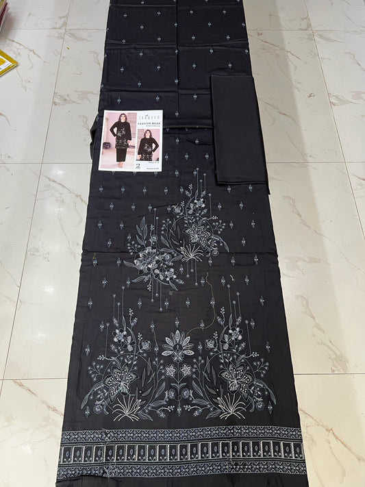 ZARQASH FASHION WEAR EMB 2PC
