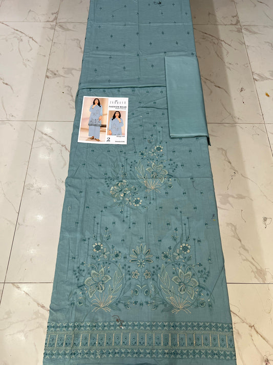 ZARQASH FASHION WEAR EMB 2PC