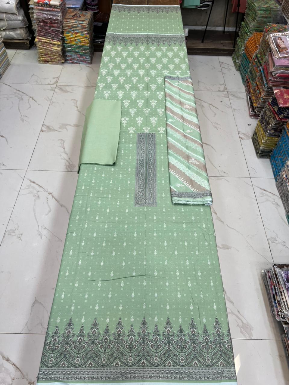 Dastaan 3Pc printed lawn