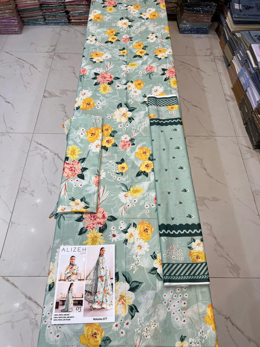 ALIZEH LAWN 3PC SUIT