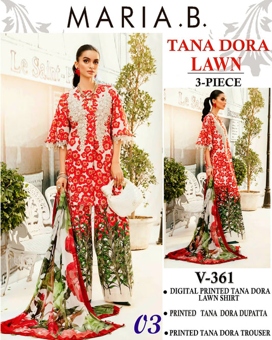 Maria.B Lawn 3Pc