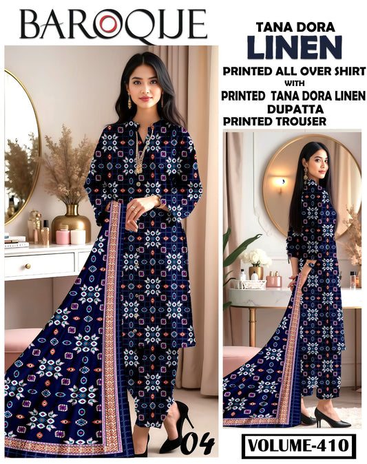 Baroque Doria linen 3PC