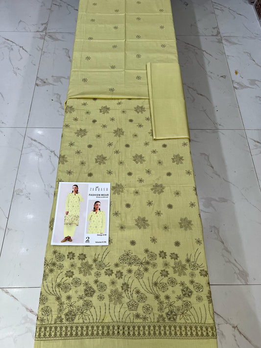 ZARQASH FASHION WEAR EMB 2PC