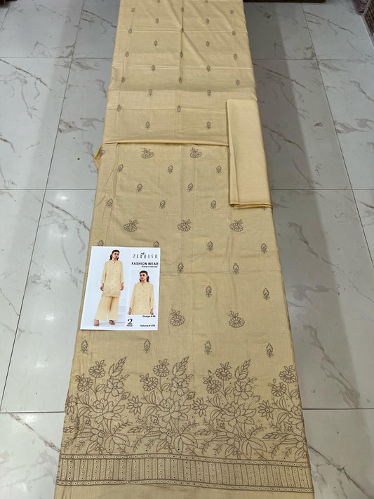 ZARQASH FASHION WEAR EMB 2PC