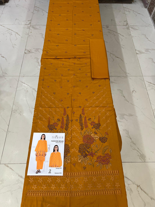 ZARQASH FASHION WEAR EMB 2PC