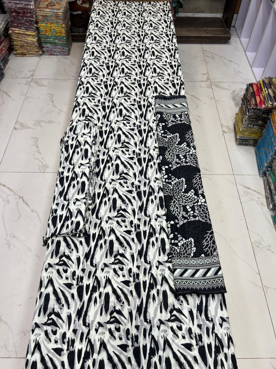 Khas Lawn 3PC Bana Dora – Soft Summer Wear Collection