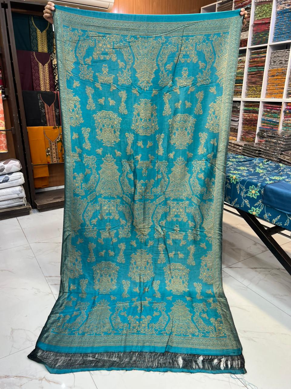 Winter Shawls Jacquard Banarasi
