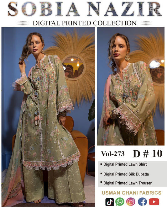 Sobia Nazir LAWN 3Pc Suit