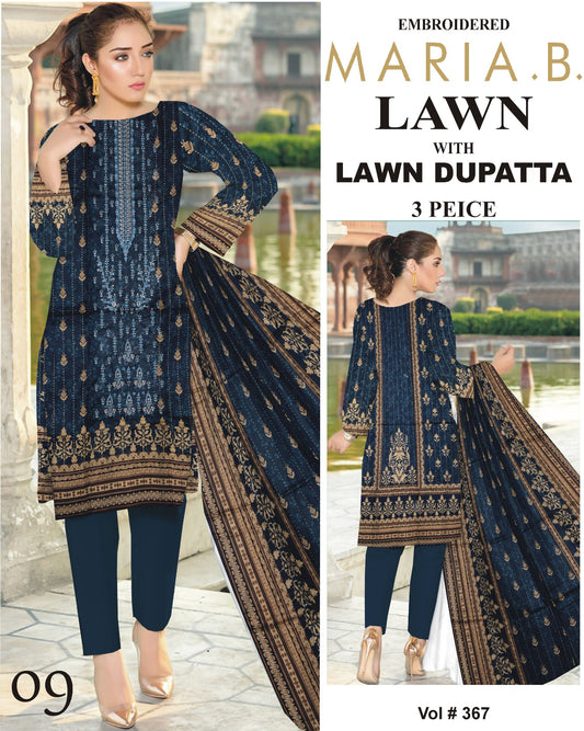 Mix Brands Lawn 3Pc Suit