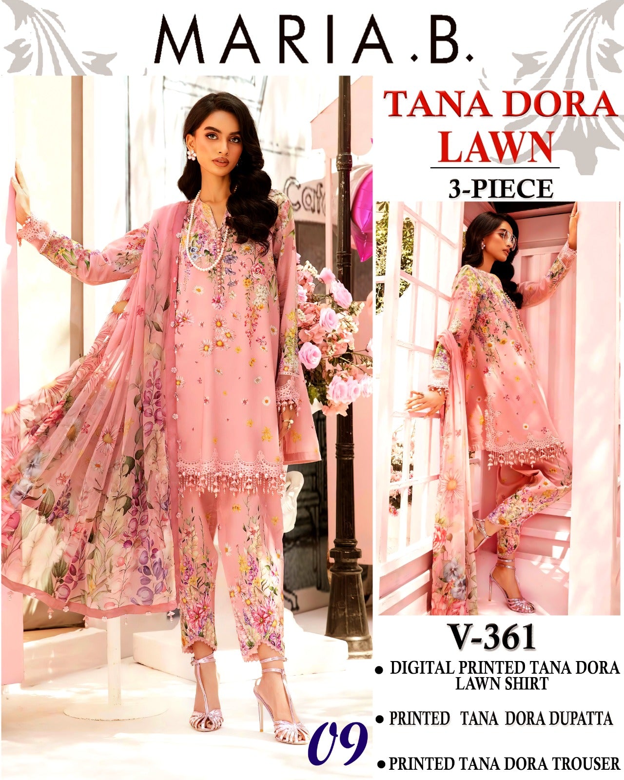 Maria.b Lawn 3pc