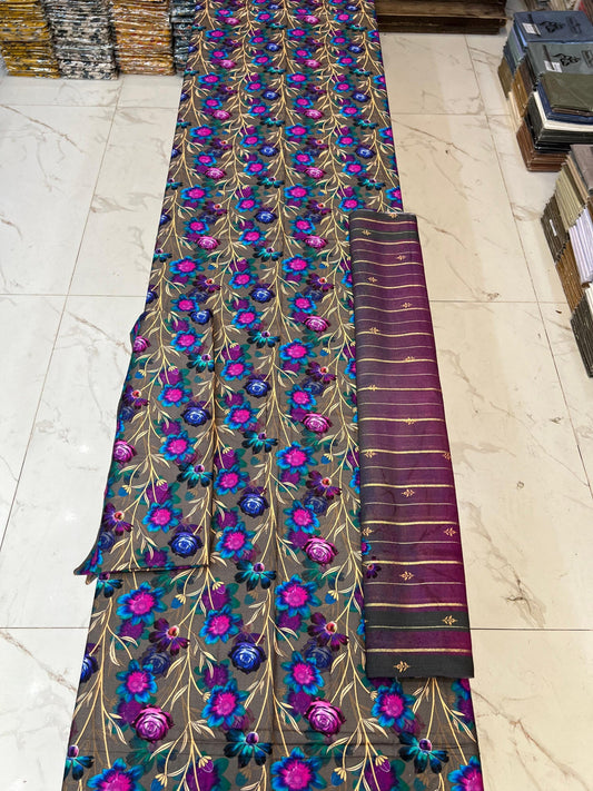 Original Linen 3PC With Fancy Dupatta