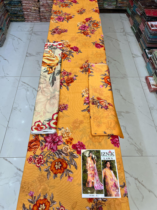 IZNIK BANA DORA LAWN 3pc Suit