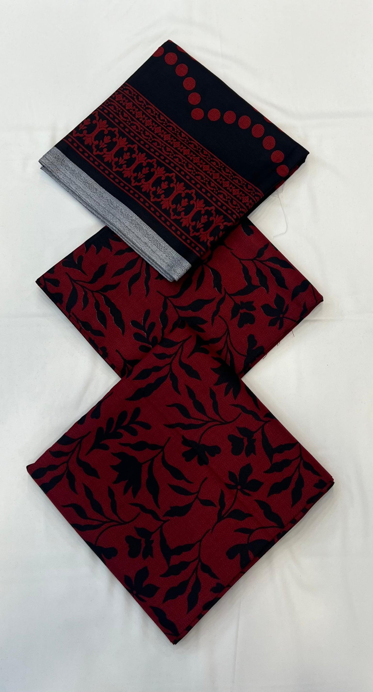 Printed Dhanak 3PC