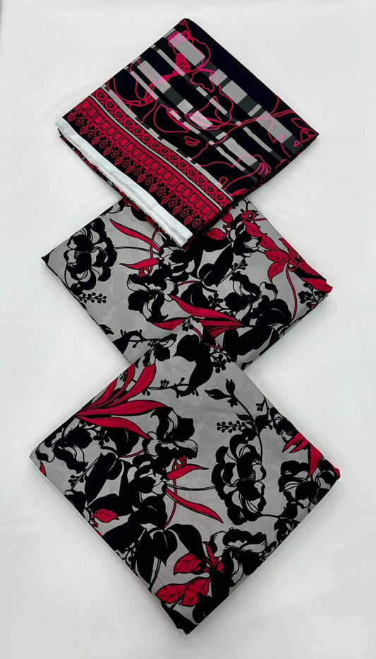 Bareeze Printed Viscose 3PC