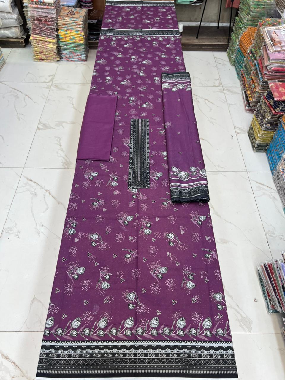 Dastaan 3Pc printed lawn