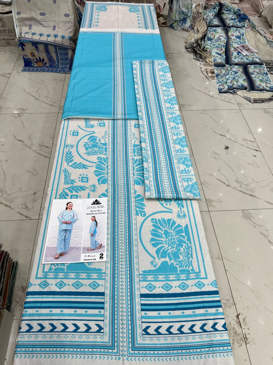 Salabil Digital Printed Cord Set 2Pc