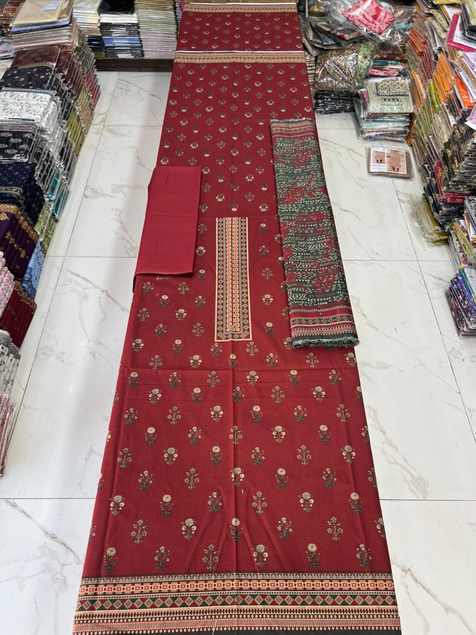 Swiss Bana Dora Lawn with Fancy Dupatta