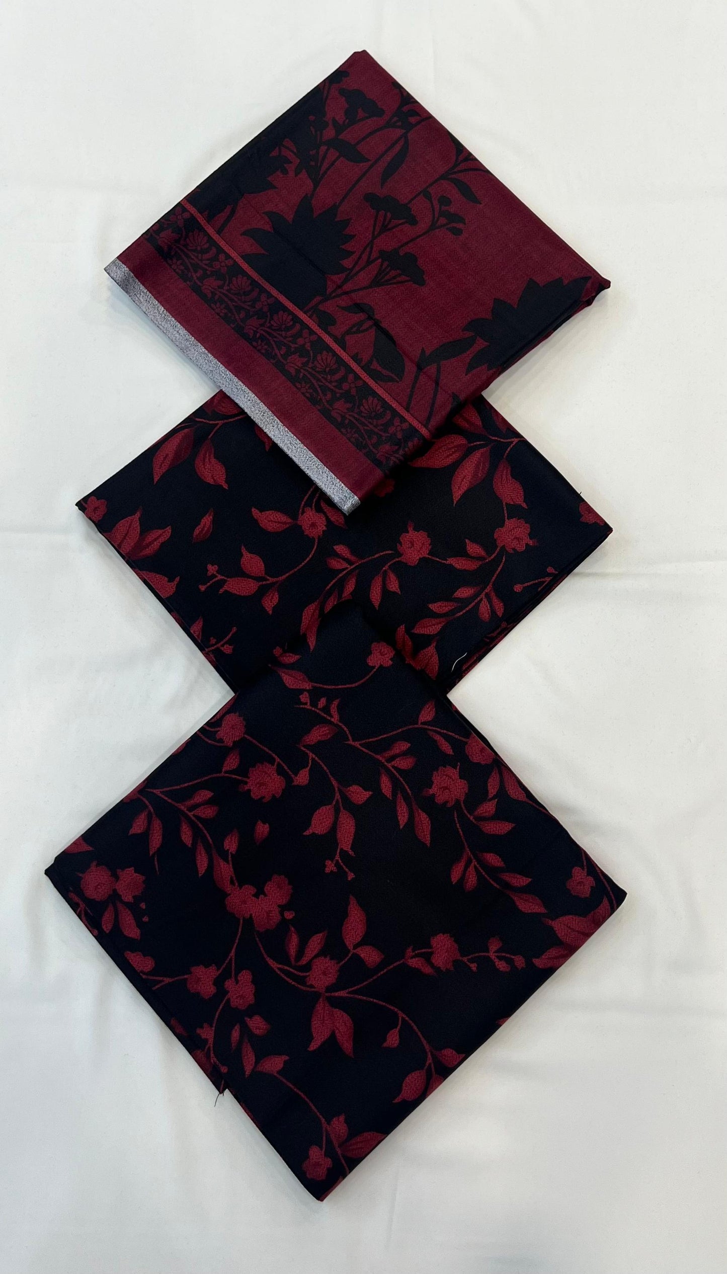 Printed Dhanak 3PC