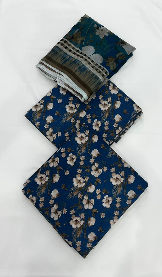 Bana Dora Linen with Bamber chiffon dupatta