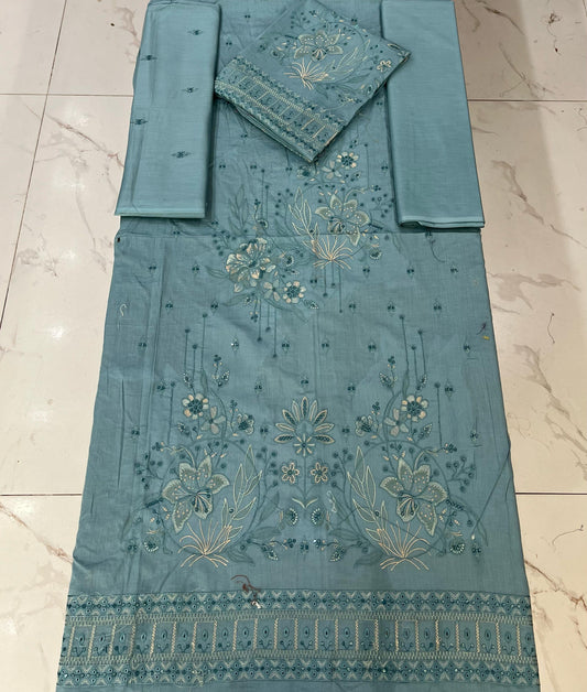 ZARQASH FASHION WEAR EMB 2PC