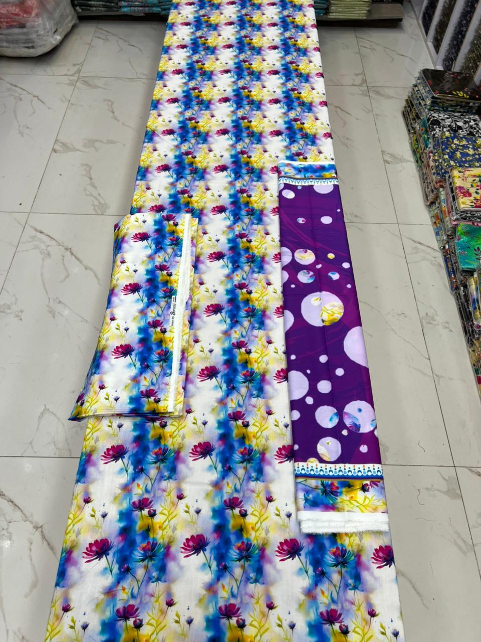 Bareeze Printed Cotton 3PC