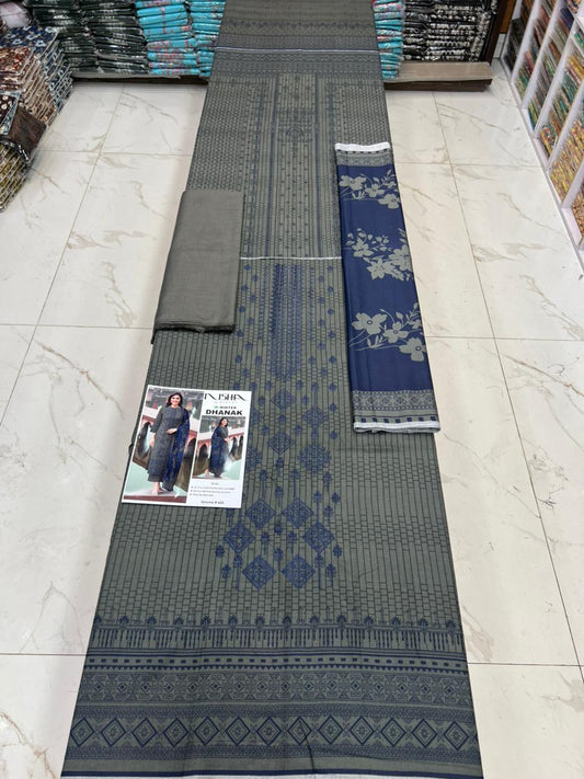 Winter Special Dhanak Emb 3PC | Mix Brand Selection