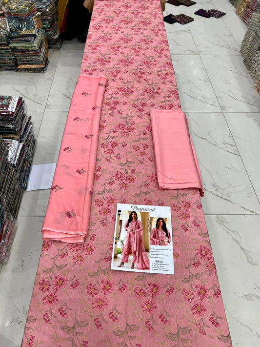 Bareeze karandi Embroidered 3PC