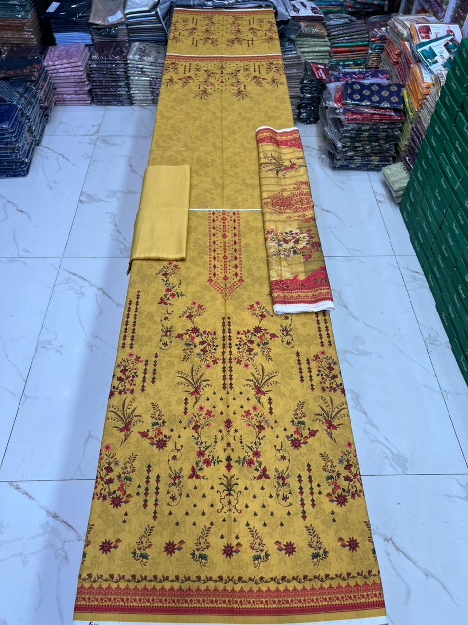 Zarqoon Lawn 3PC – Soft & Elegant Edition