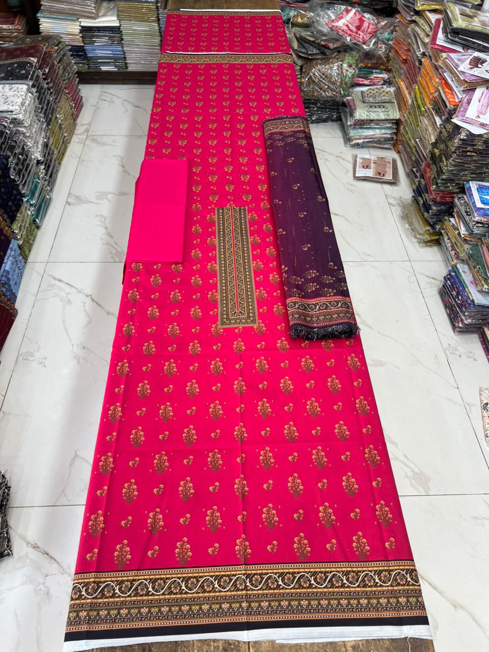 Swiss Bana Dora Lawn with Fancy Dupatta