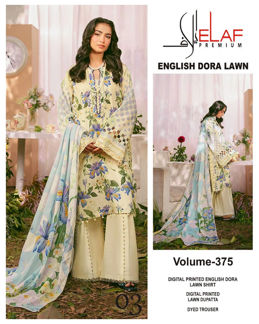 Elaf Premium Doria Lawn 3PC