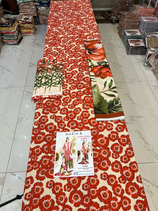 Maria.B Lawn 3Pc