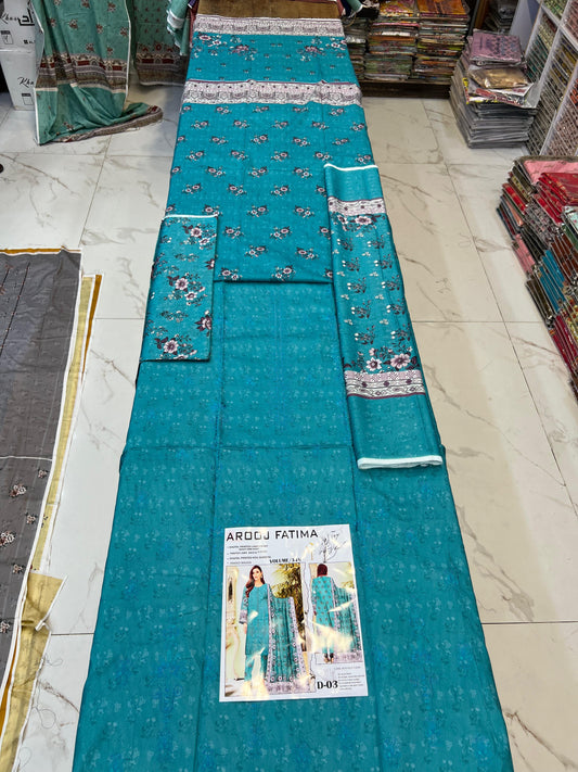 AROOJ FATIMA Original 3Pc Suit