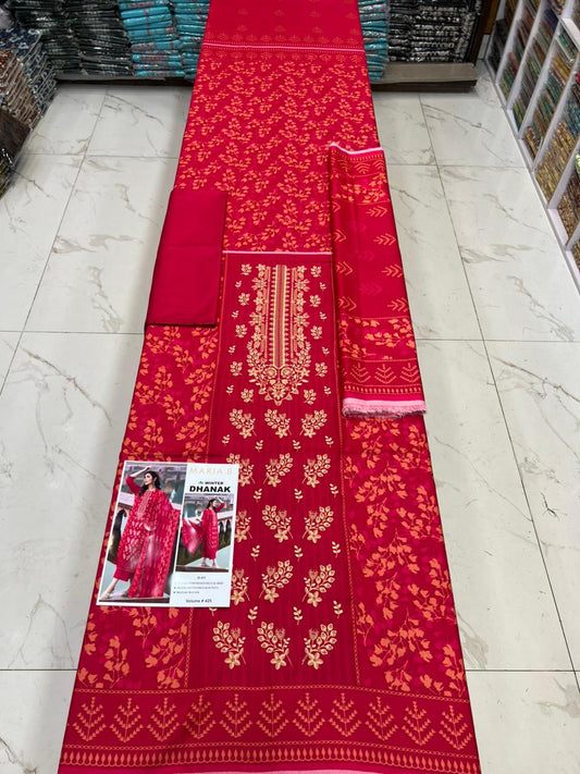 Winter Special Dhanak Emb 3PC | Mix Brand Selection