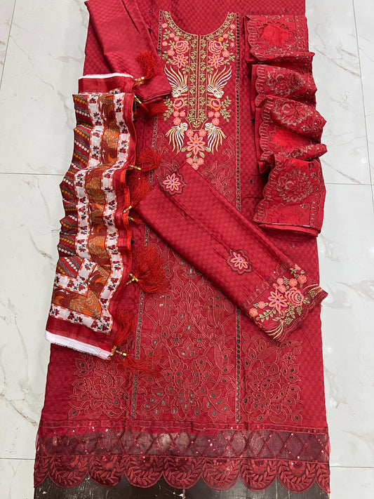 Bin Saeed Luxury Lawn 3pc