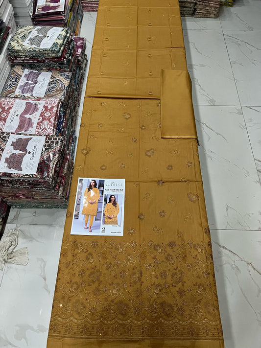 ZARQASH FASHION WEAR EMB 2PC
