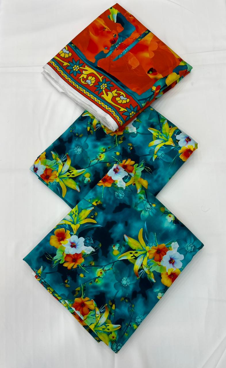 Bareeze Printed Cotton 3PC