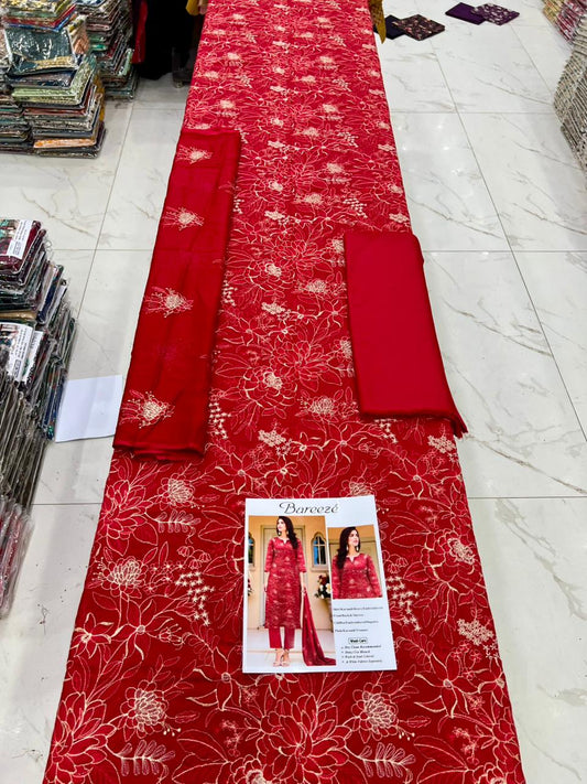 Bareeze karandi Embroidered 3PC