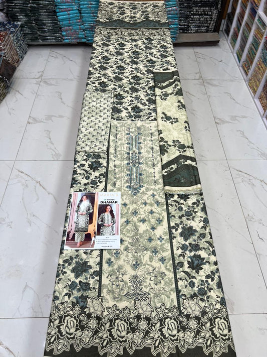 Winter Special Dhanak Emb 3PC | Mix Brand Selection