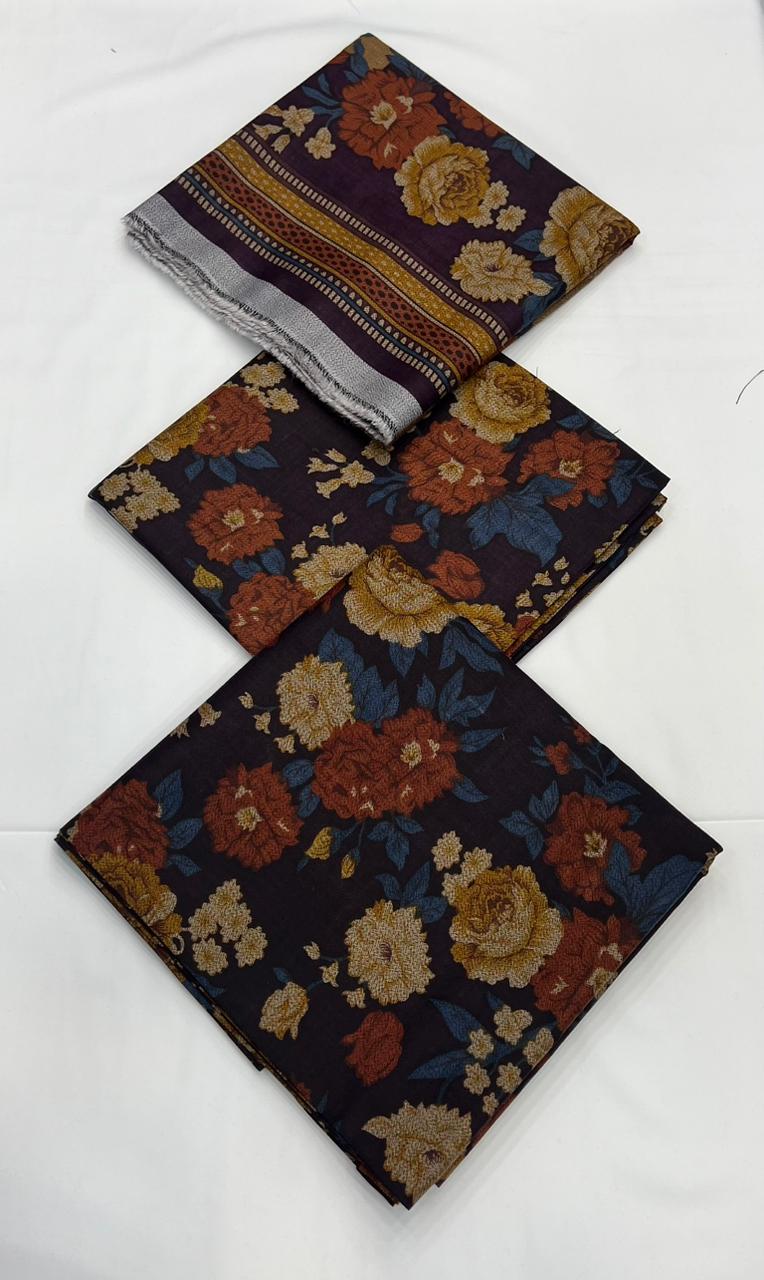 Dhanak Mareena 3-Piece Winter Collection 2025-26