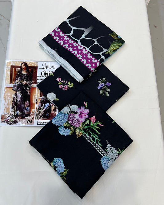 Elaf Winter Slub Linen 3PC 2025-26