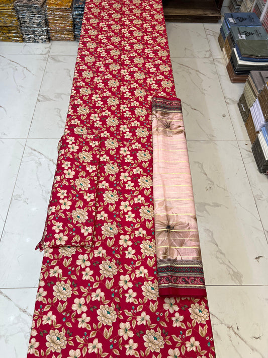 Original Linen 3PC With Fancy Dupatta