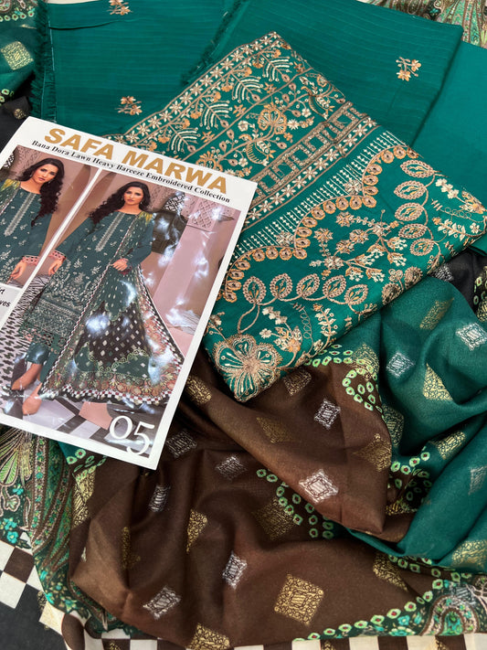 Bana Dora Lawn Heavy EMB 3PC