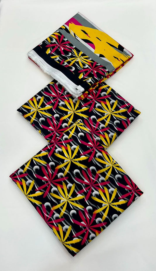 Bareeze Printed Viscose 3PC